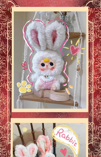 Bébés Trois Lapins Lily Town Série Poupées en Peluche
