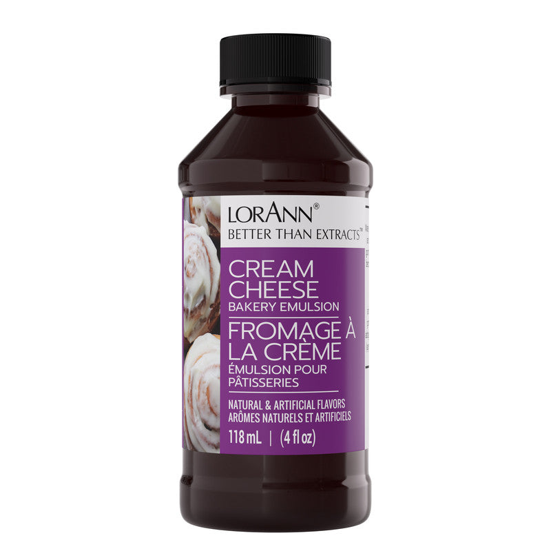 Cream Cheese Bakery Emulsion - 4 oz. - 16 oz. - 1 Gallon - 5 Gallons - Ships Free Within Canada on Orders Above CAD $199