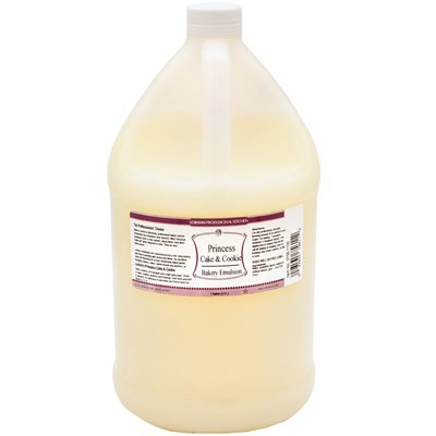 Princess Cake & Cookie Bakery Emulsion - 4 oz. - 16 oz. - 1 Gallon - 5 Gallons - Bakery Emulsions Canada - Ships Free Within Canada on Orders Above CAD $199