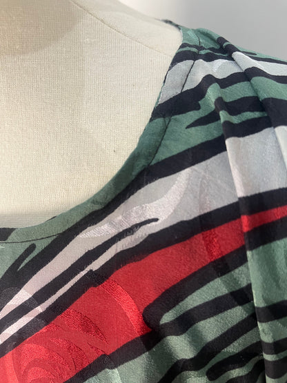 PRC6298 Avatar Poncho-Pèlerine en Soie Pure
