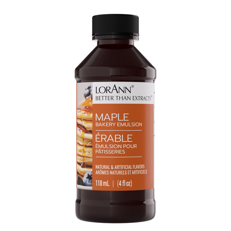 Maple Bakery Emulsion - 4 oz. - 16 oz. - 1 Gallon - 5 Gallons - Bakery Emulsions Canada - Ships Free Within Canada on Orders Above CAD $199