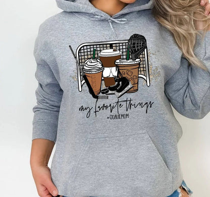 Sweat-shirt ras du cou de maman gardienne de but – Filles rustiques