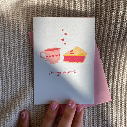 Mini carte de vœux Best-Tea