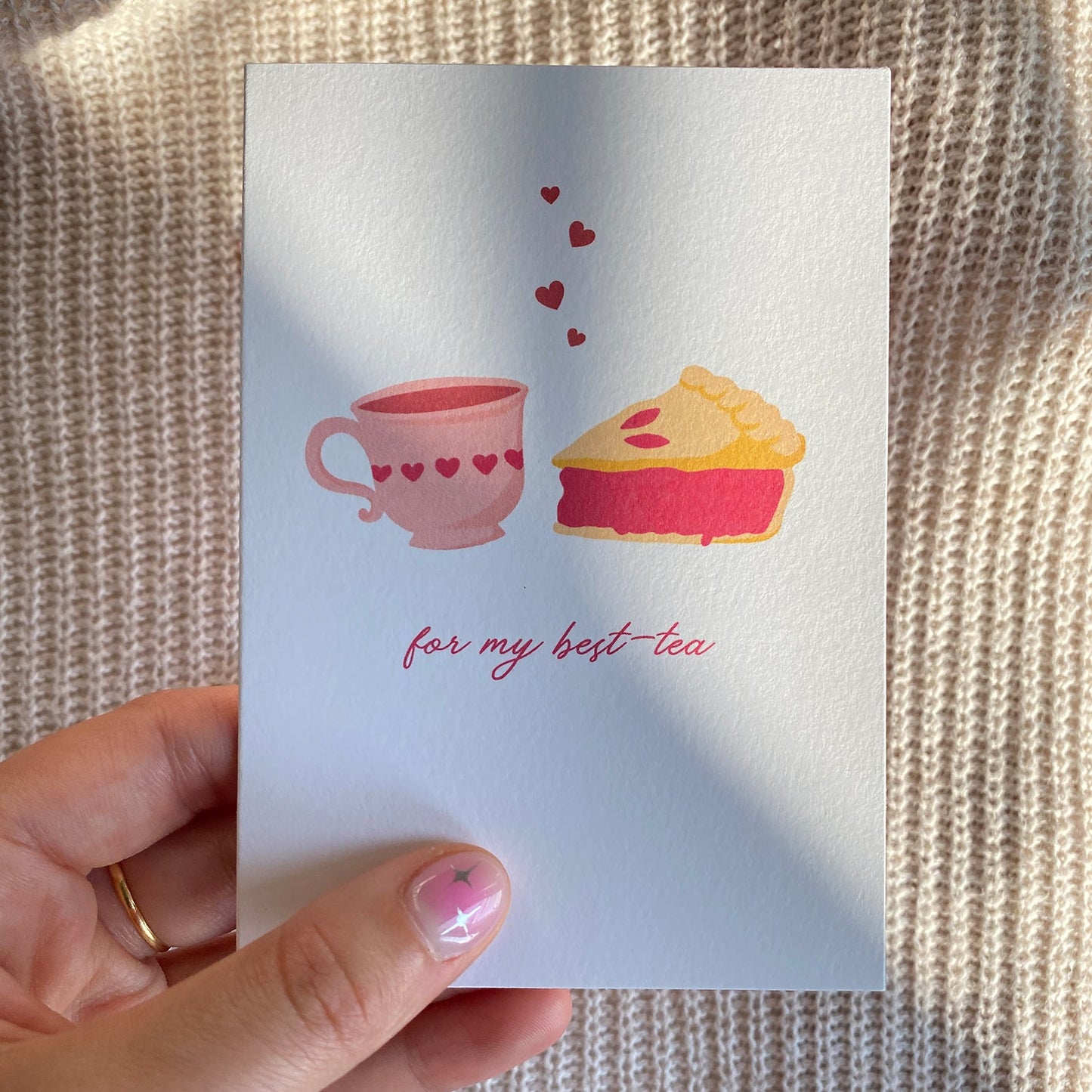 Mini carte de vœux Best-Tea