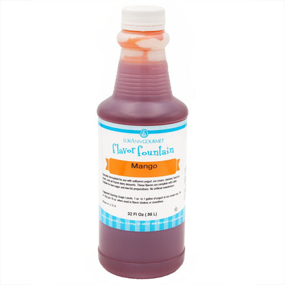 Mango Flavor - 4 oz. - 32 oz. - Ice Cream and Beverage Flavors - LorAnn Oils - Canadian Distribution - Ships Free Within Canada on Orders Above CAD $199