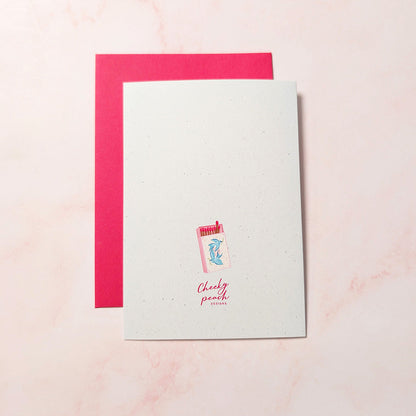 Tu es ma moitié parfaite | Mini carte de vœux Moineau