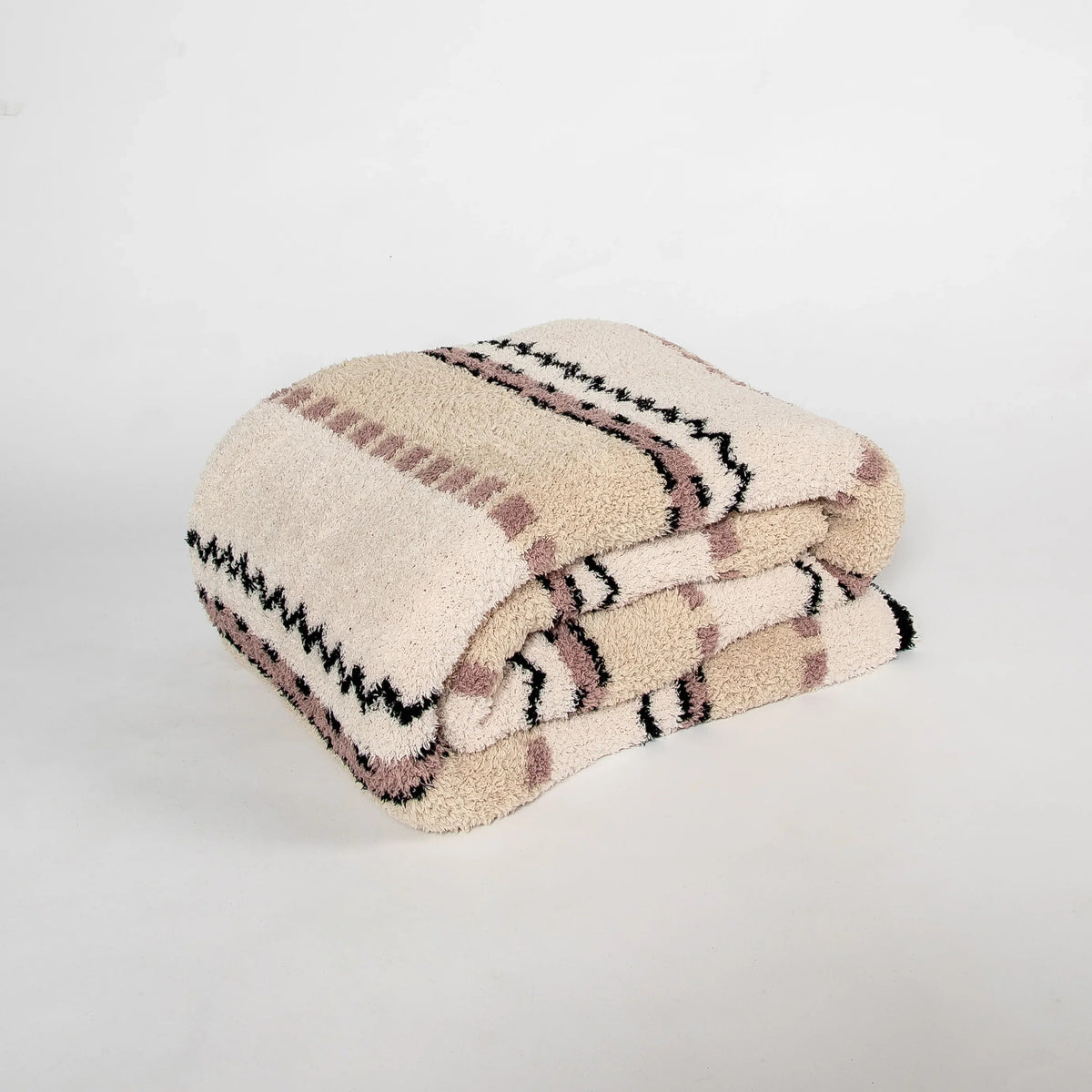 Desert Sunset Geometric Print Extended Throw