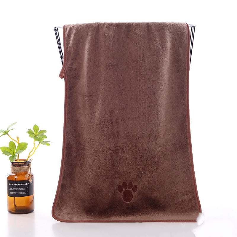 Polyester Pet Cat Dog Bath Quick-drying Towel