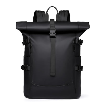 Fashionable Roll-top High-capacity Waterproof Travel Backpack