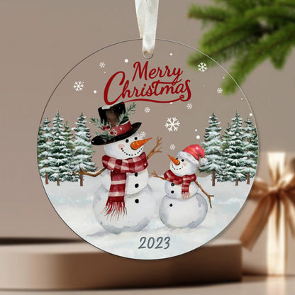Acrylic Christmas Tree Pendant Ornaments – 34 Festive Holiday Designs