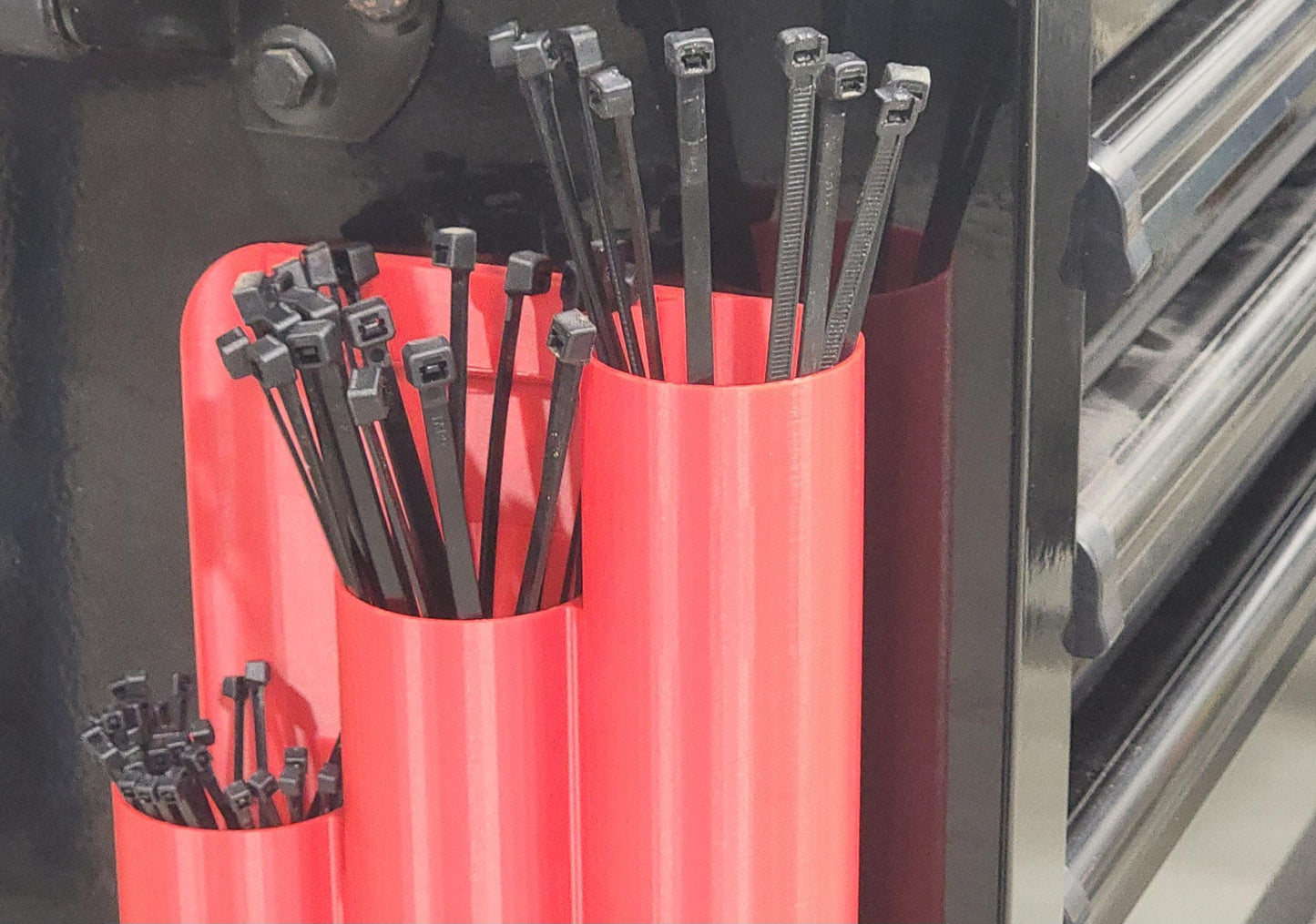 Zip Tie Holder - Magnetic or Wall Mount