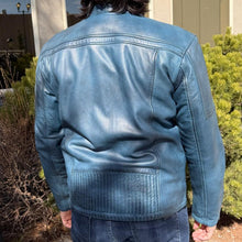 Blouson BOL en cuir d'agneau huilé pour homme