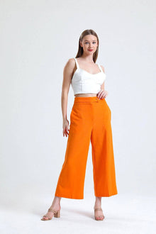 100% Organic Fabric Crop Top - White