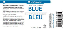 Colorant alimentaire liquide bleu - Colorant alimentaire liquide - 4 oz - 1 gallon - Livraison gratuite au Canada pour les commandes de plus de 199 CAD