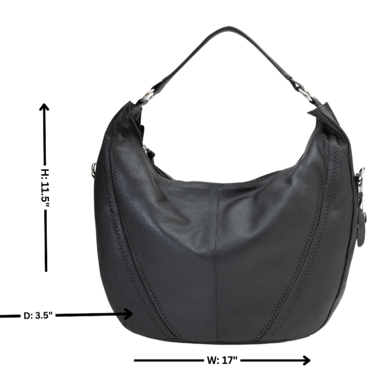 Grand sac hobo à bandoulière