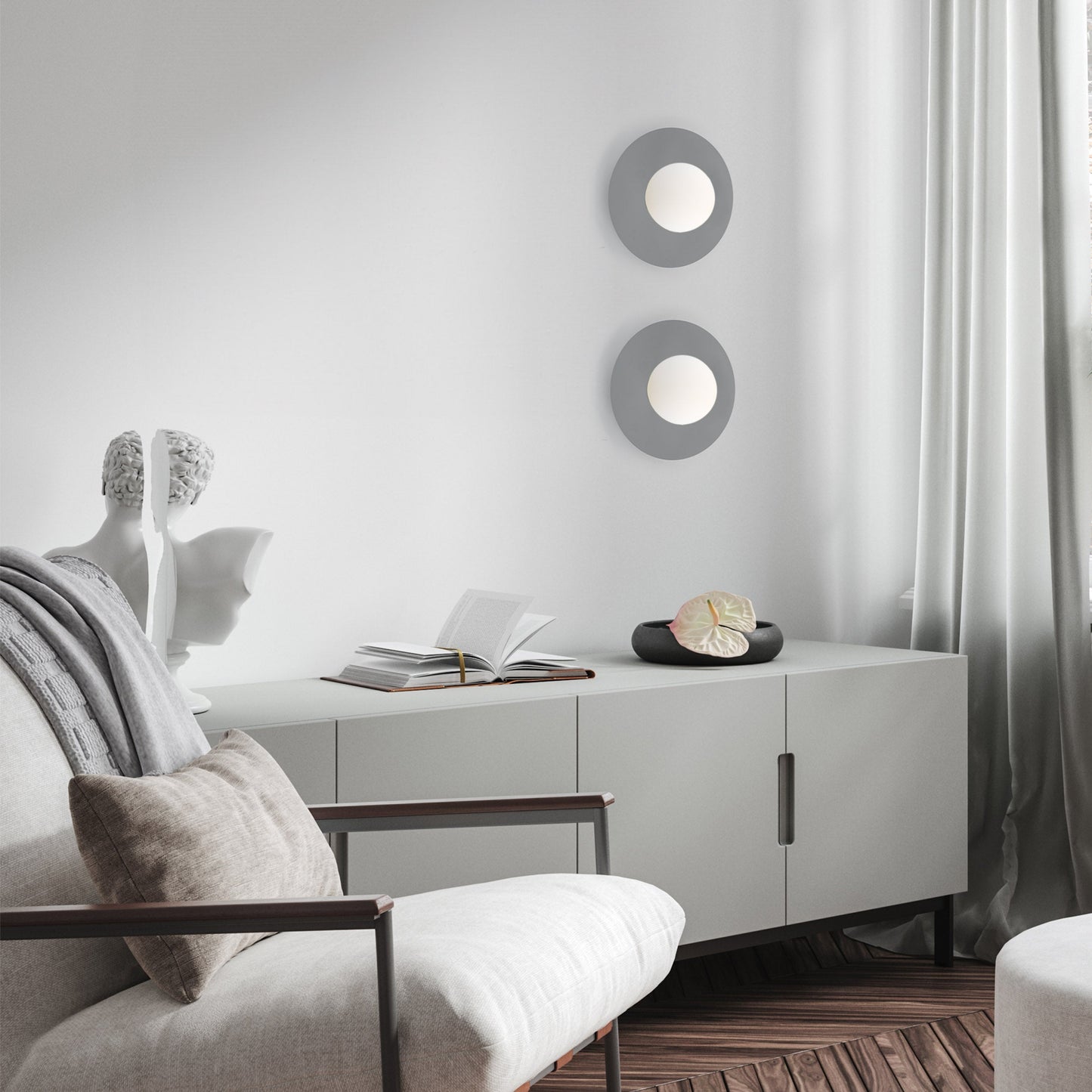 Applique murale minimaliste scandinave Pixi pour chambre à coucher, couloir et éclairage d'accentuation intérieur moderne