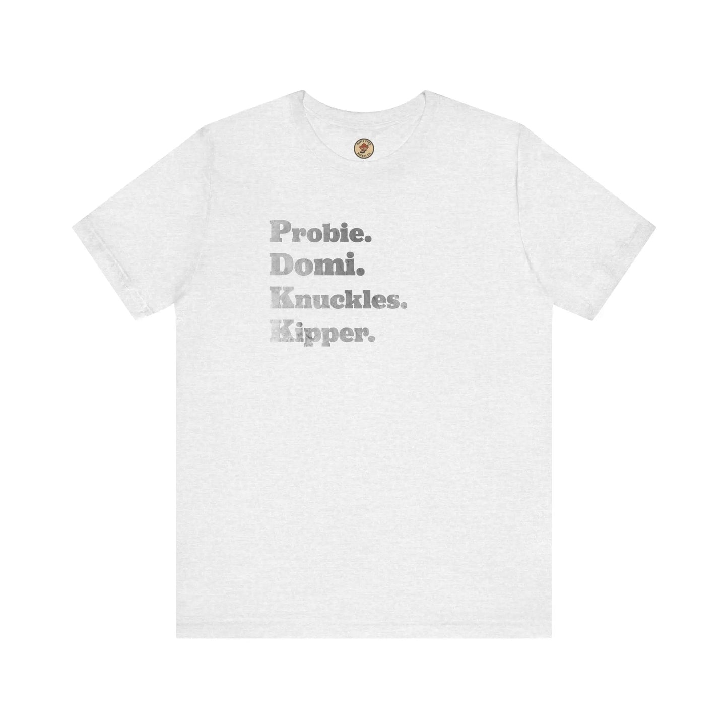 T-shirt Probie Domi Knuckles Kipper - Bagarreurs de la LNH - Maple Stick Hockey Co. - Vrai fan