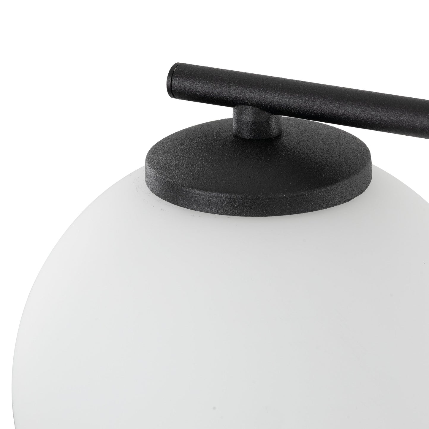 Plafonnier ELTON noir 5 lumières de style scandinave pour salon, chambre et couloir