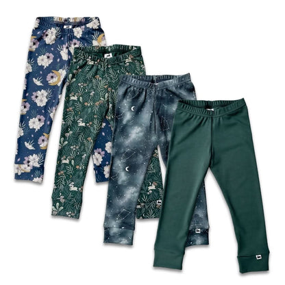 Youth Bamboo Leggings | Night Sky