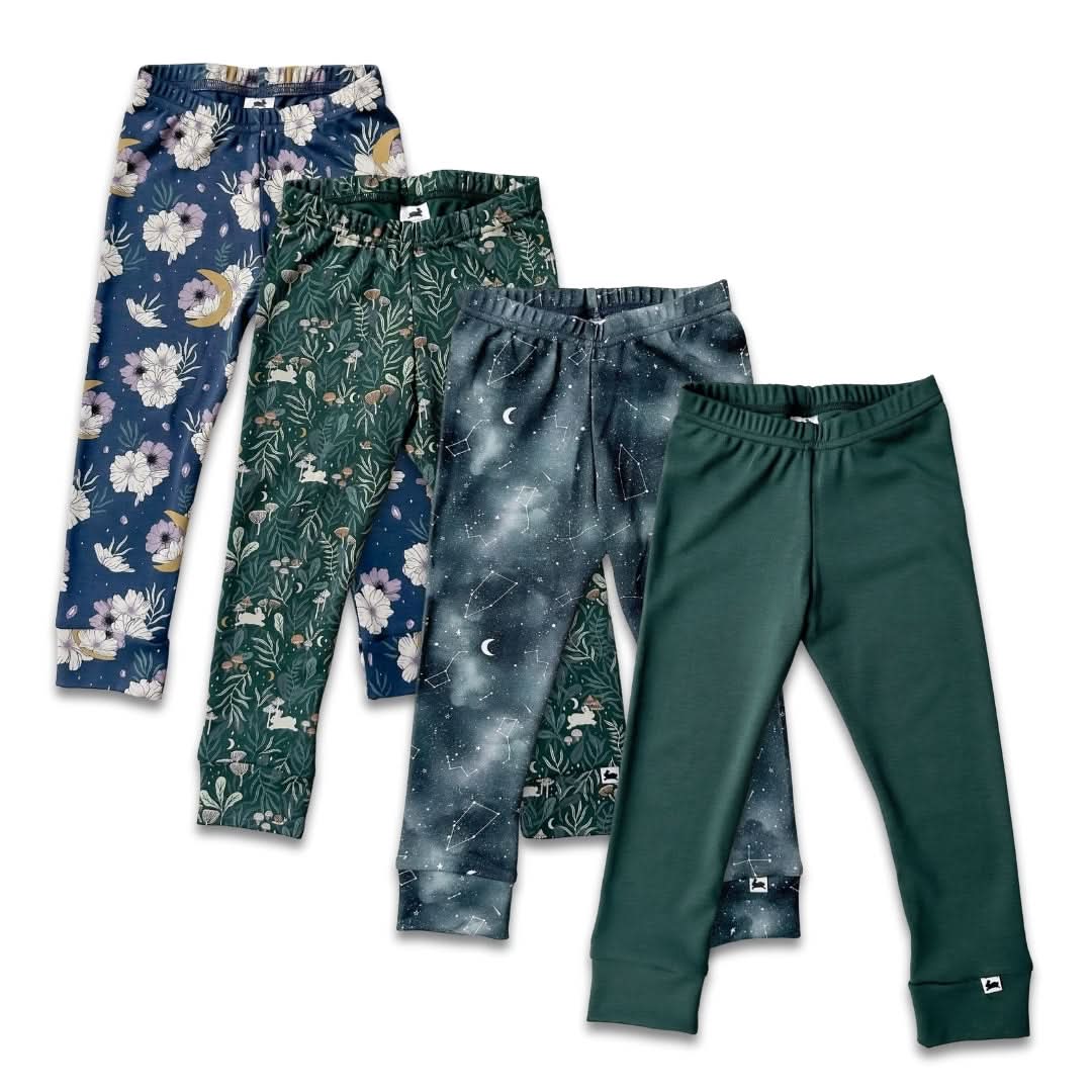 Youth Bamboo Leggings | Twilight Grove
