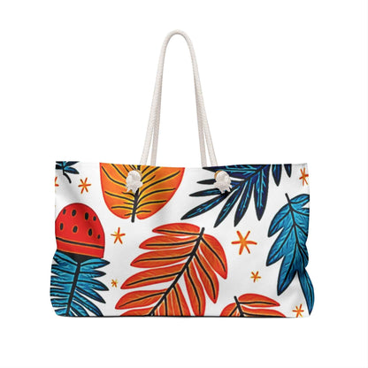 Sac de voyage Colorful Tropical Leaves | Sac de voyage Palm Leaf | Grand sac fourre-tout | Sac de voyage pour maman | sac de cabine pour maman