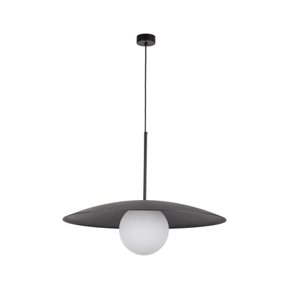 Suspension dôme large SLATE Mid-Century Modern pour îlot de cuisine et table à manger
