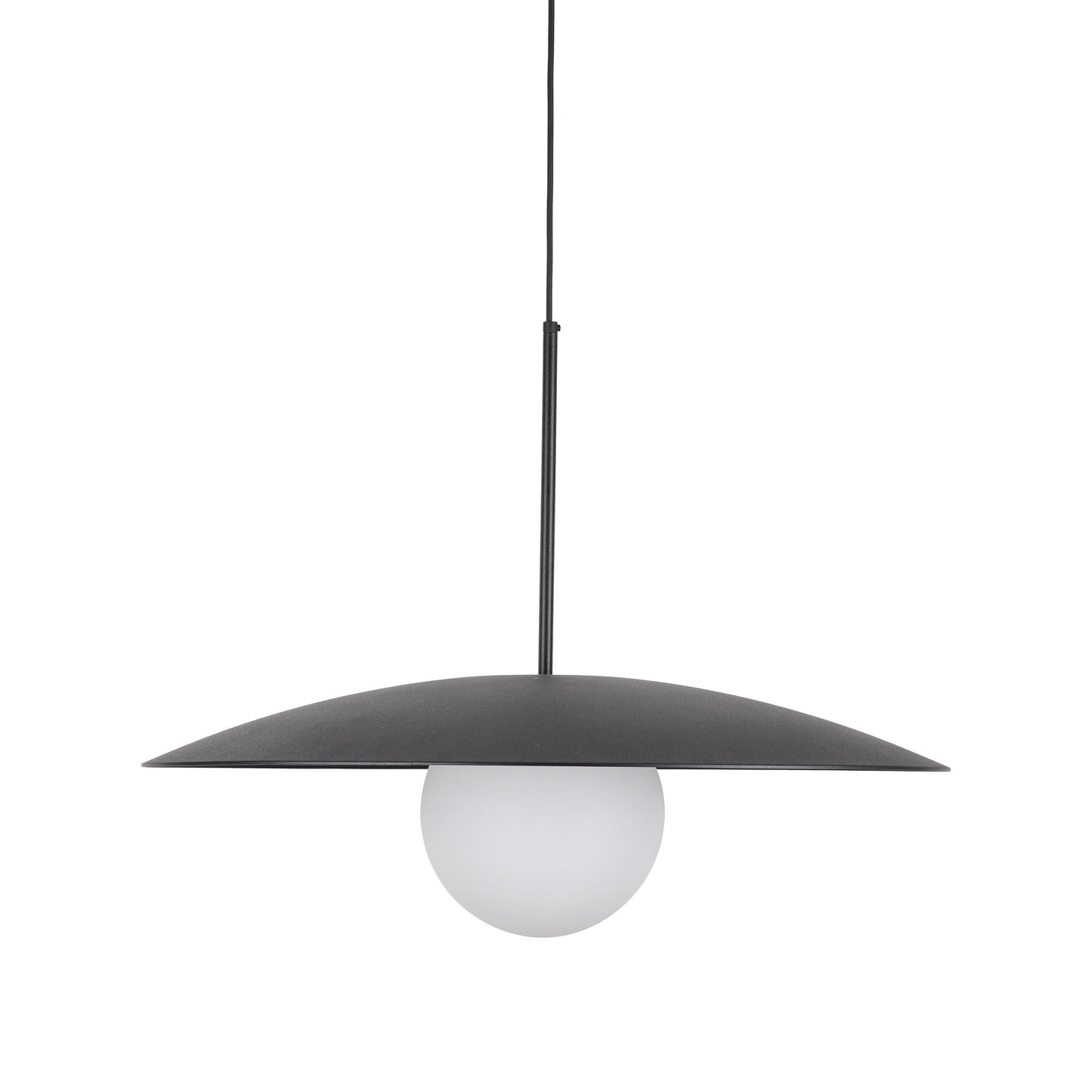 Suspension dôme large SLATE Mid-Century Modern pour îlot de cuisine et table à manger