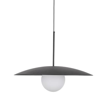 Suspension dôme large SLATE Mid-Century Modern pour îlot de cuisine et table à manger