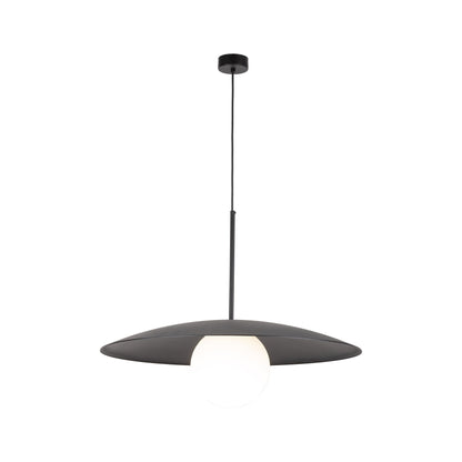 Suspension dôme large SLATE Mid-Century Modern pour îlot de cuisine et table à manger