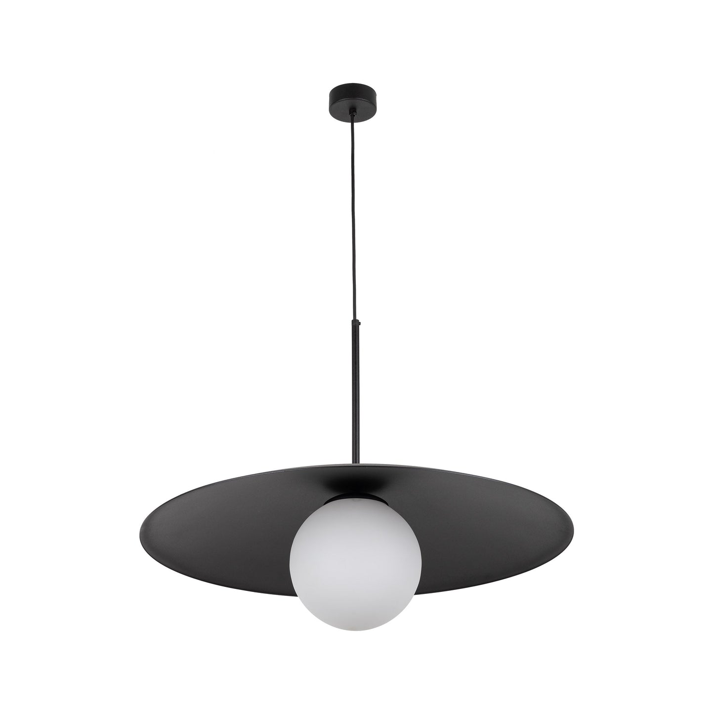 Suspension dôme large SLATE Mid-Century Modern pour îlot de cuisine et table à manger