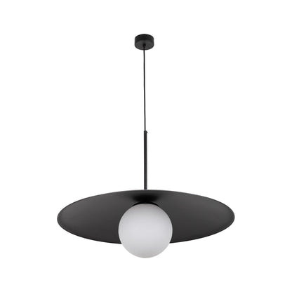 Suspension dôme large SLATE Mid-Century Modern pour îlot de cuisine et table à manger