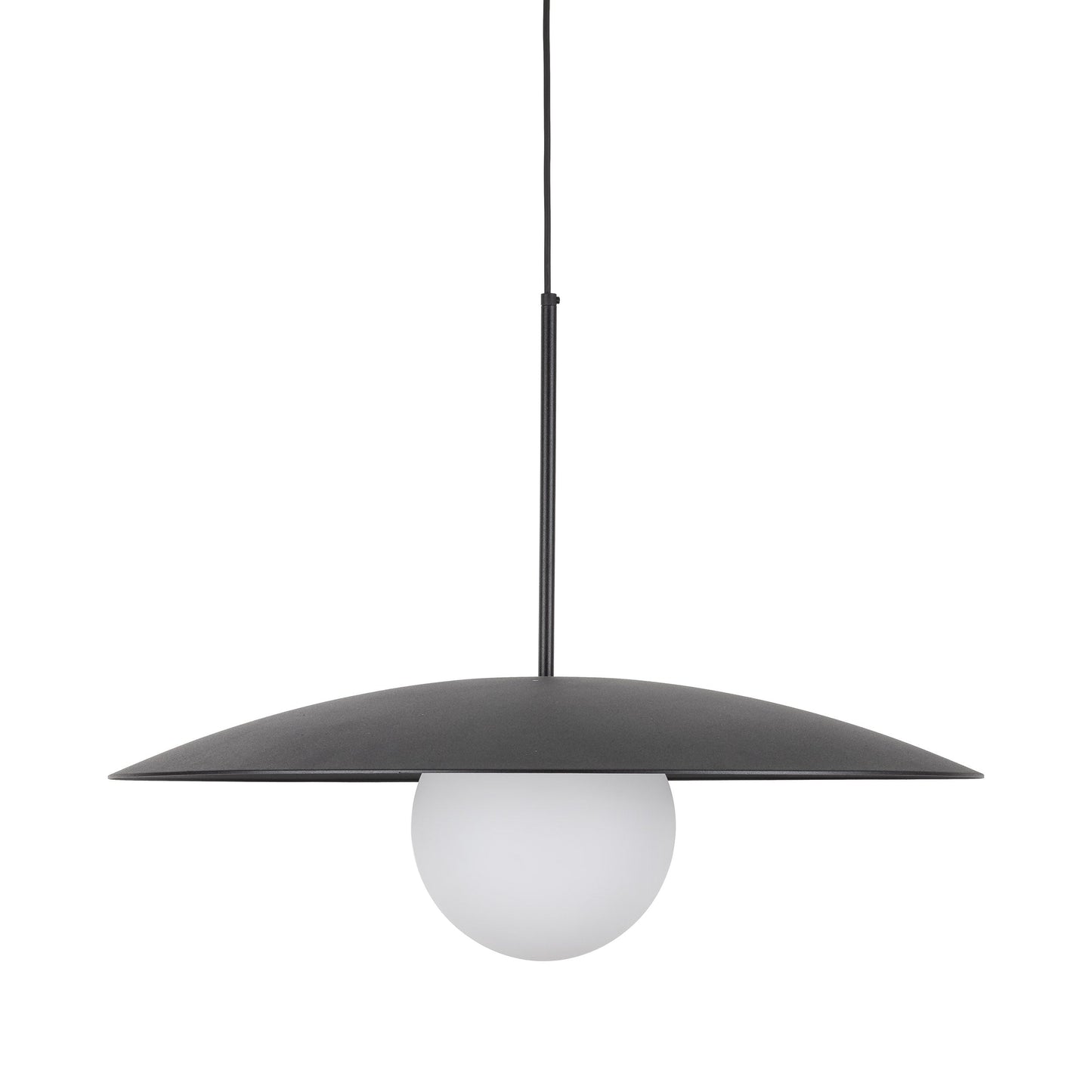 Suspension dôme large SLATE Mid-Century Modern pour îlot de cuisine et table à manger