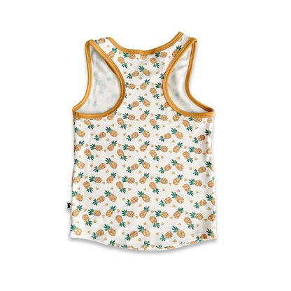 Kids' Bamboo Racerback Tank | Rainbow Stripe