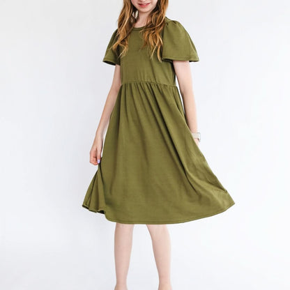Youth Bamboo Kaia Dress | Antique Floral