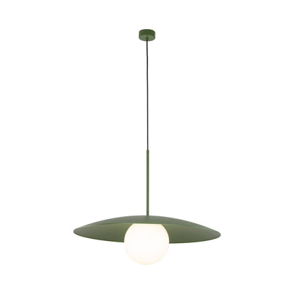 Suspension dôme large SLATE Mid-Century Modern pour îlot de cuisine et table à manger