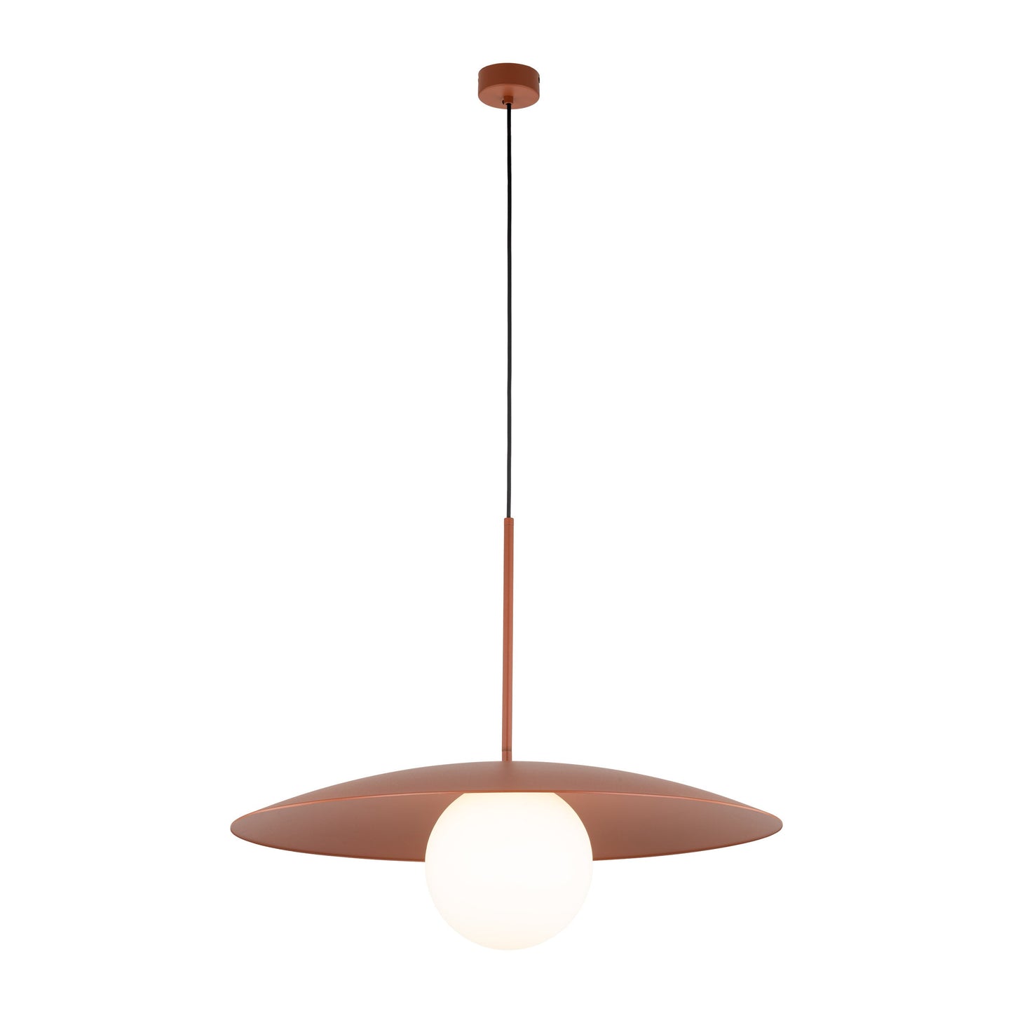 Suspension dôme large SLATE Mid-Century Modern pour îlot de cuisine et table à manger
