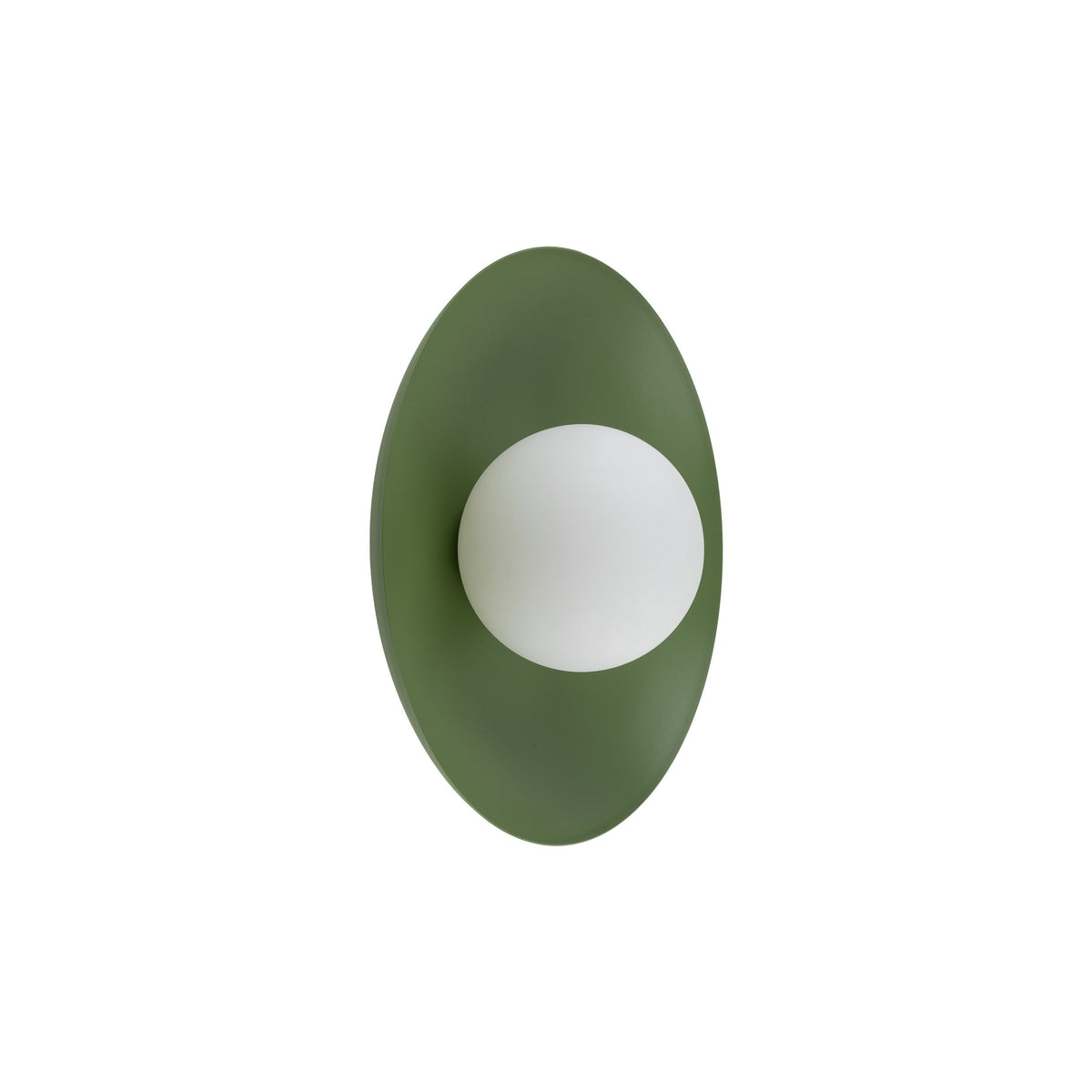 SLATE Opal Glass Wall Sconce & Flush Mount for Bedroom, Hallway & Kitchen