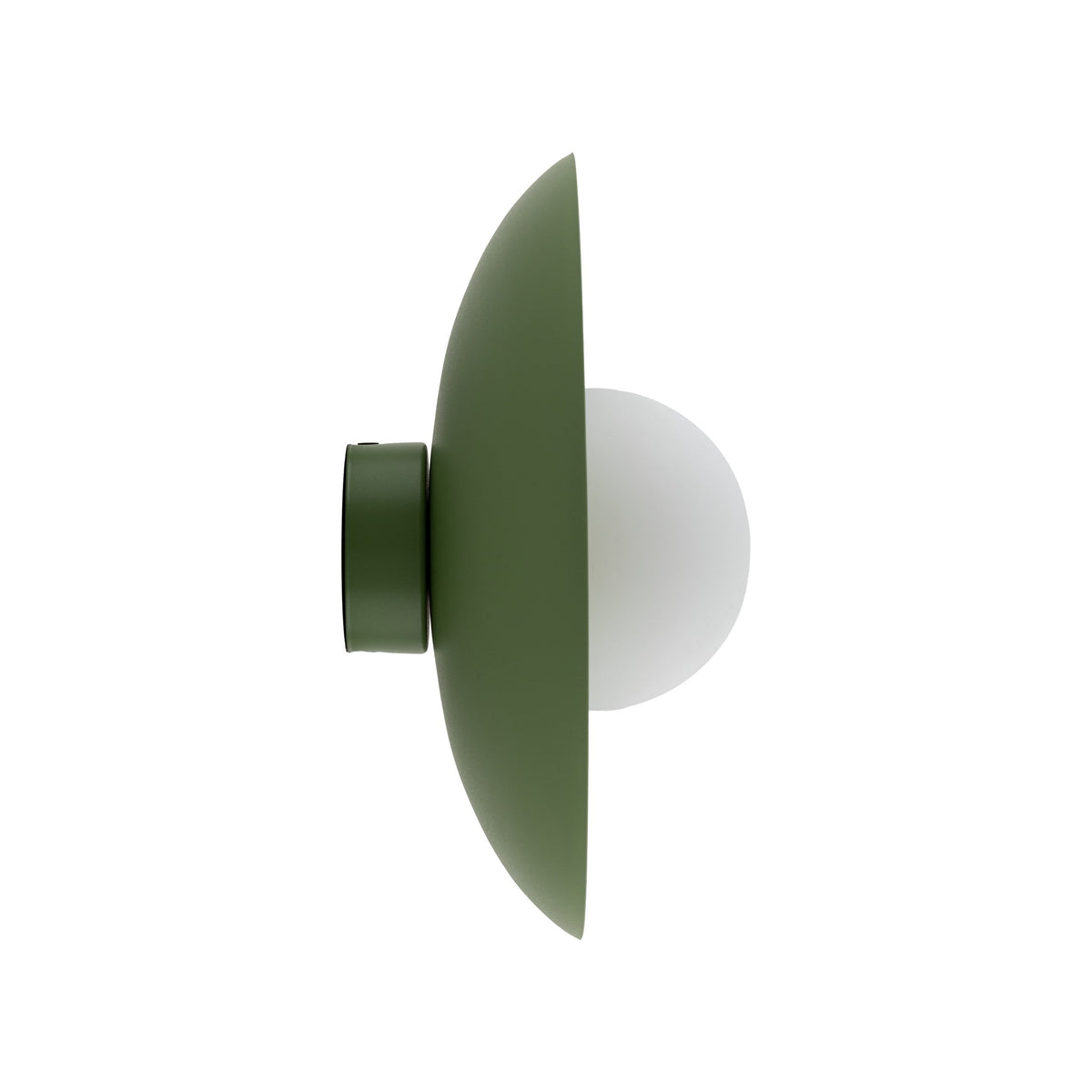 SLATE Opal Glass Wall Sconce & Flush Mount for Bedroom, Hallway & Kitchen