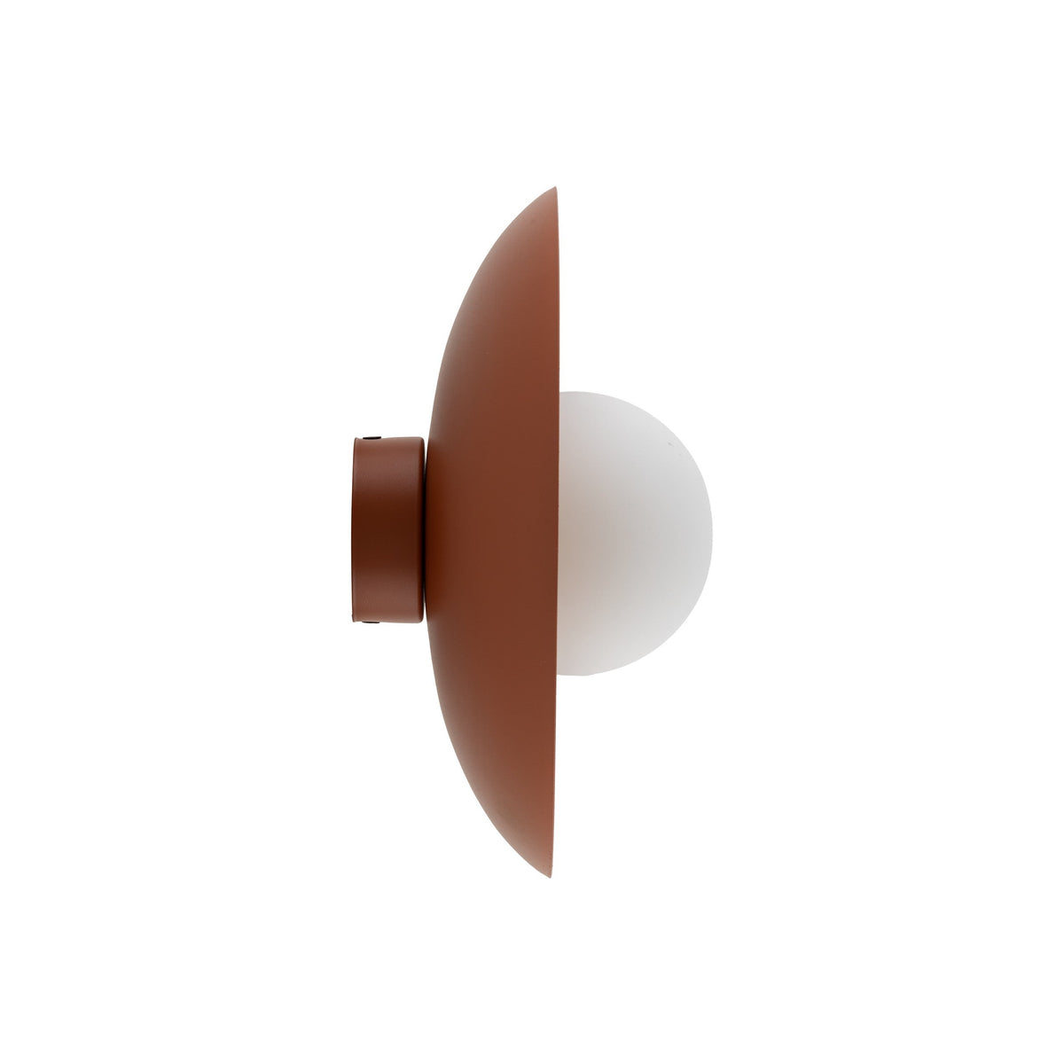 SLATE Opal Glass Wall Sconce & Flush Mount for Bedroom, Hallway & Kitchen