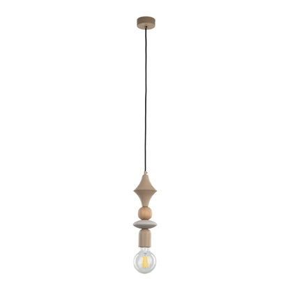Suspension TOWER en bois pour îlot de cuisine, chevet et coin lecture