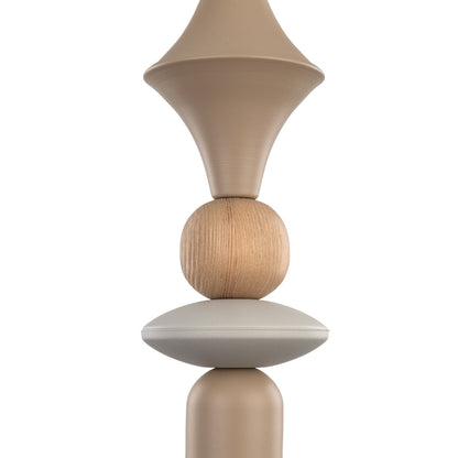 Suspension TOWER en bois pour îlot de cuisine, chevet et coin lecture