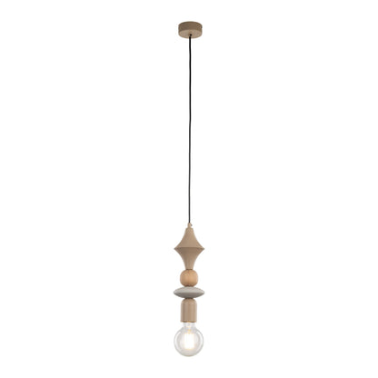 Suspension TOWER en bois pour îlot de cuisine, chevet et coin lecture