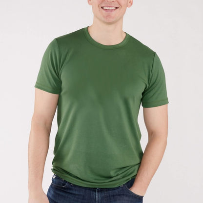 Adult Unisex/Men's Bamboo T-Shirt | Powder Blue