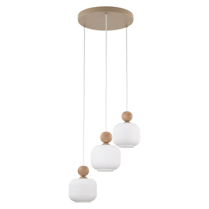 Ballo 3-Light Scandinavian Pendant Light for Kitchen Island, Dining Room & Living Room