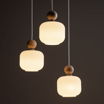 Ballo 3-Light Scandinavian Pendant Light for Kitchen Island, Dining Room & Living Room