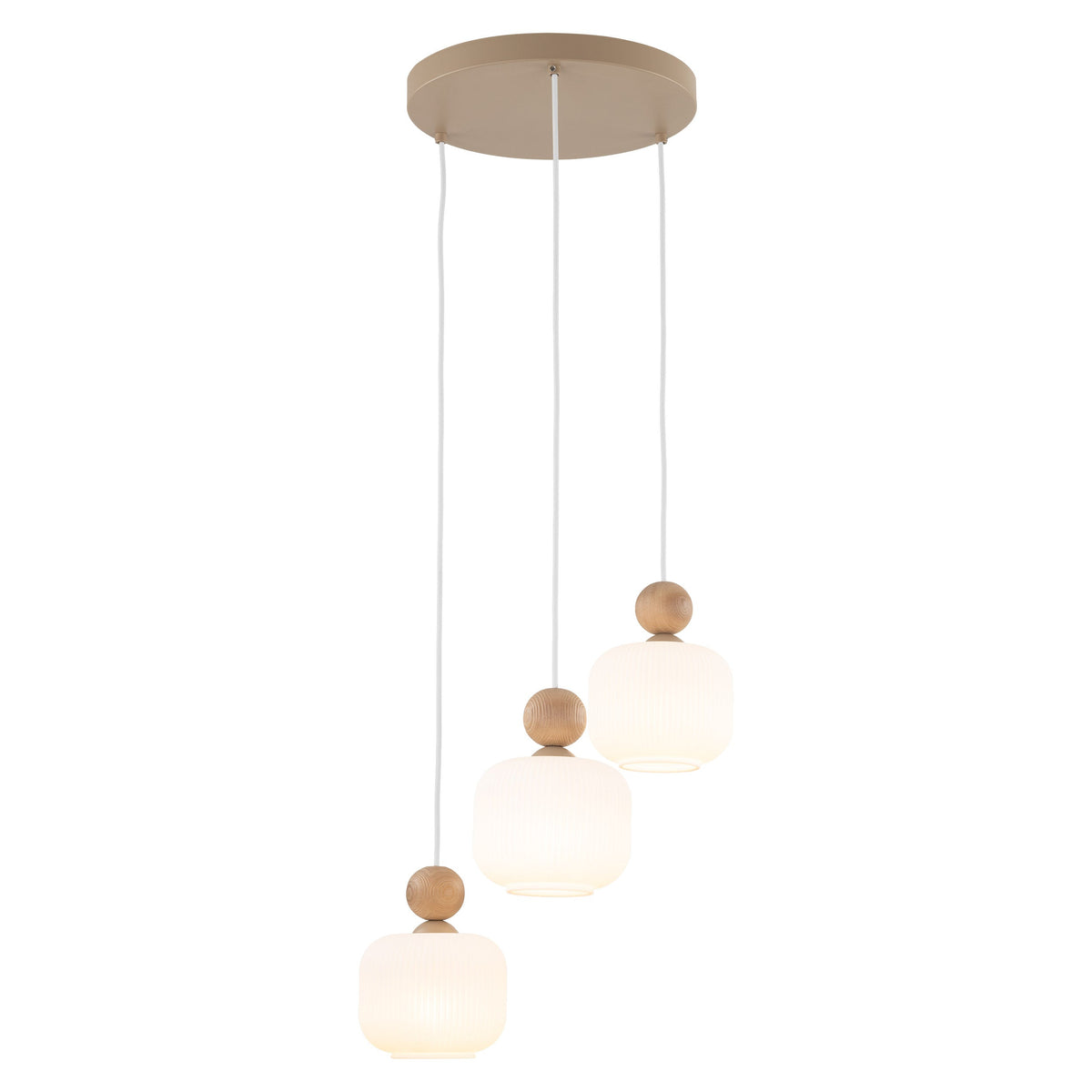 Ballo 3-Light Scandinavian Pendant Light for Kitchen Island, Dining Room & Living Room
