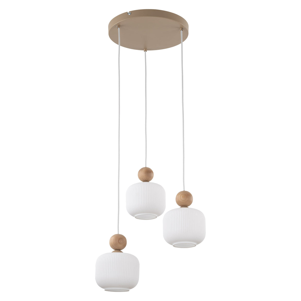 Ballo 3-Light Scandinavian Pendant Light for Kitchen Island, Dining Room & Living Room