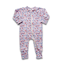 Bamboo Baby Zipper Footed Bodysuit | Saltwater Floral