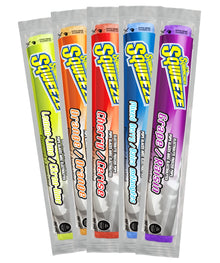 Sachets de glace à congeler Sqwincher Sqweeze de 3 oz, assortiment de 5 parfums