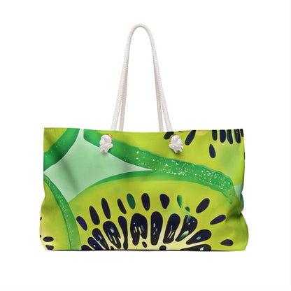 Sac de voyage tranches de kiwi | Sac de plage fruits tropicaux | Sac de voyage maman occupée
